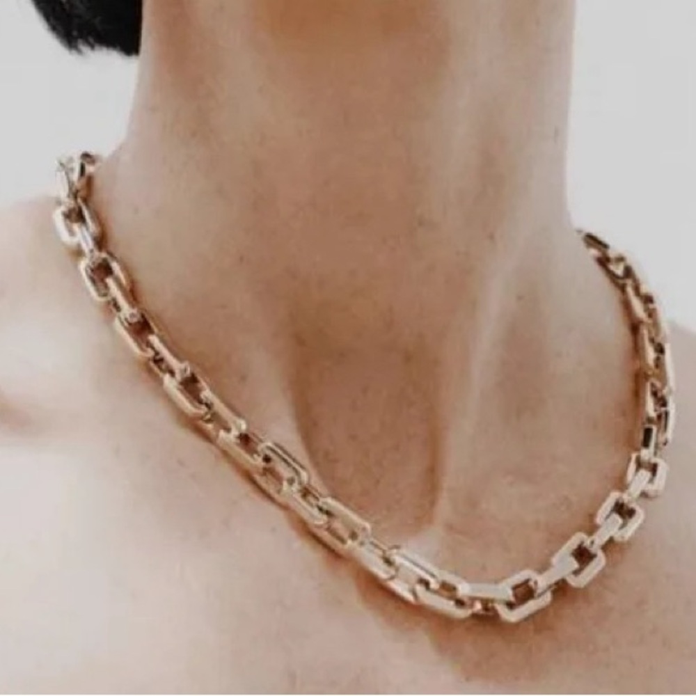 Eddie Borge gold link chain necklace